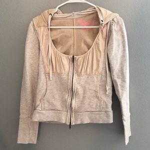 Free People Tops - Free People Tan Zip Up Hoodie Free People Tops - Free People Tan Zip Up Hoodie